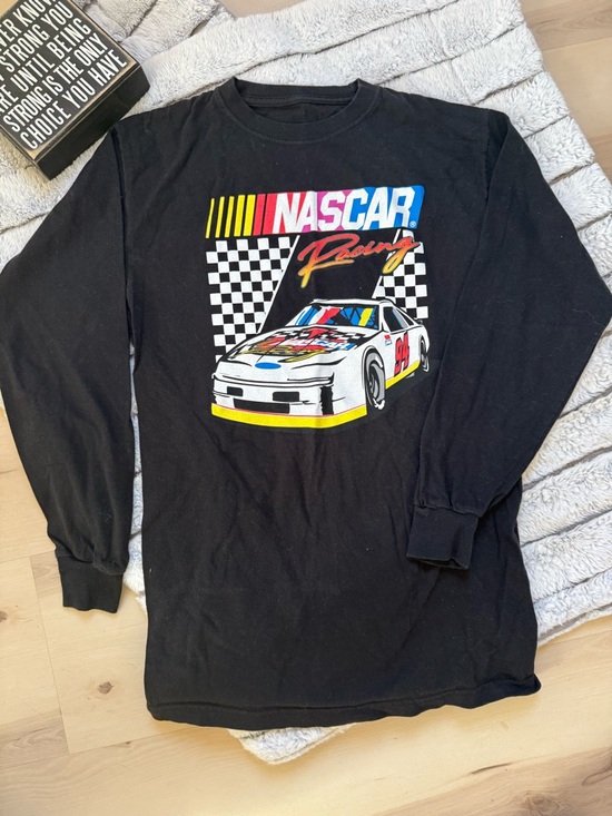 Nascar Other - Nascar Black Graphic Logo Tee with White Print